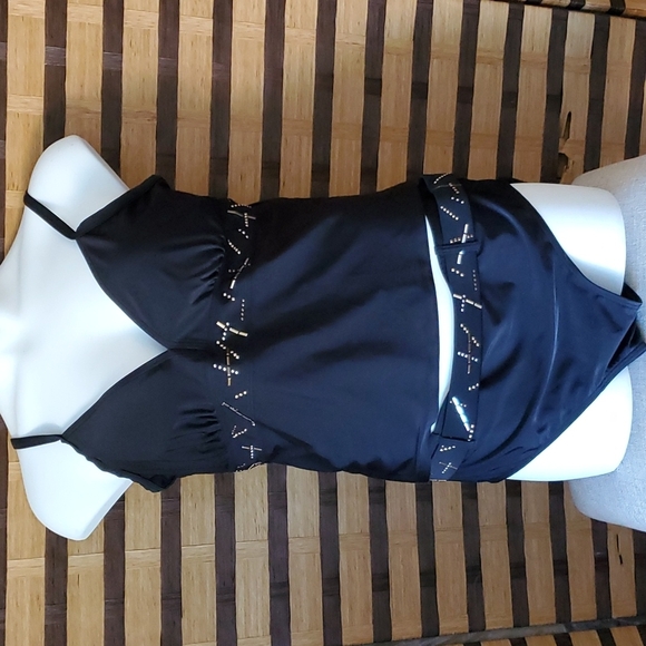 Silhouette Solution w/studs Tankini - Picture 1 of 11